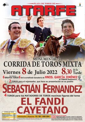 cartel toros atarfe