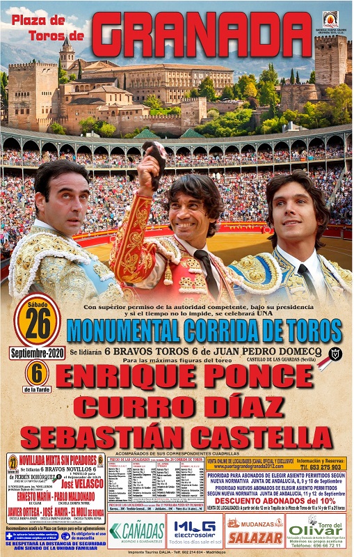 cartel corrida todos Granada