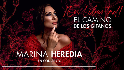 Marina Heredia en concierto.