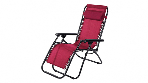 1 o 2 Tumbona de playa, jardin o piscina reclinable y plegable, 