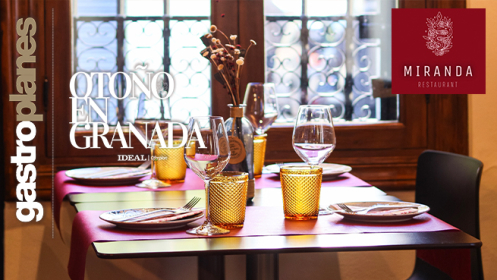 Menú degustación individual en el Restaurante Miranda