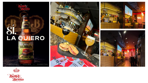 La Bella y la Bestia: 5 cervezas artesanales ALL DAY IPA + 5 tap