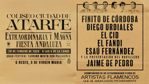 Gran Festival Taurino en Atarfe - 28 de febrero