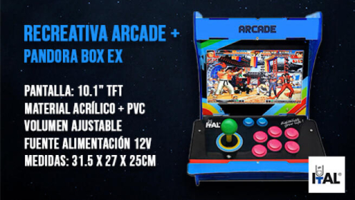 Recreativa Arcade con Pandora Box Ex